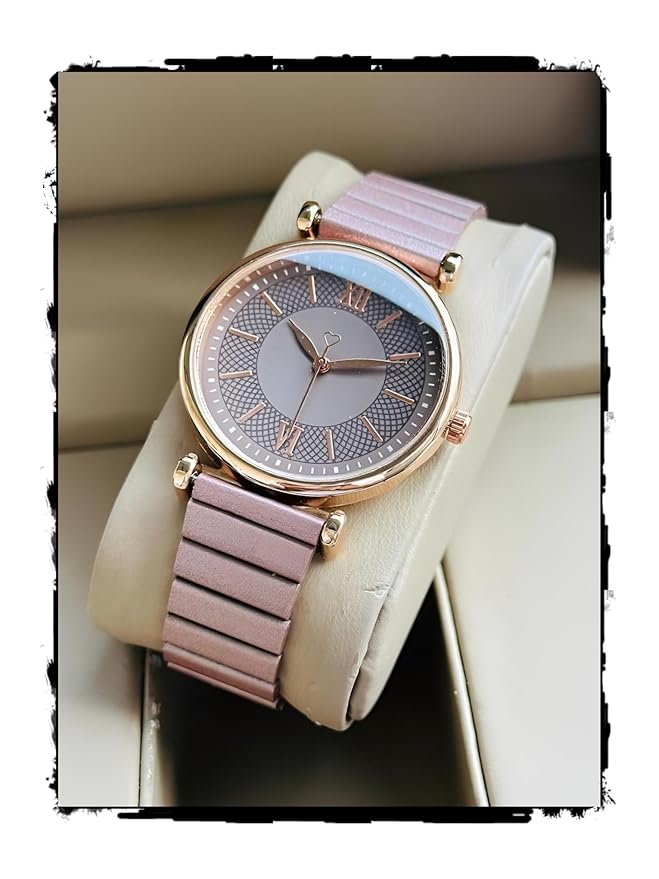 AMERICANVIBER Women’s Green Analog Wrist Watch – Elegant Round Dial, Modern Adjustable Strap, Stylish Lightweight Casual & Office Wear Watch for Girls & Ladies, Perfect Daily Use Fashion Accessory